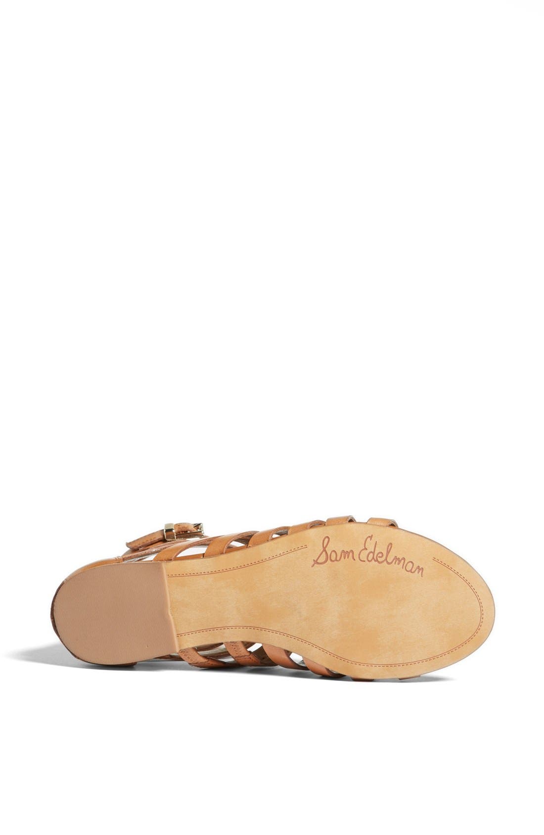 'Beck' Sandal, Alternate, color, SADDLE LEATHER