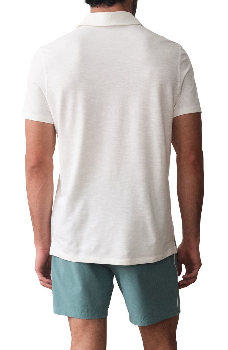 Marine Layer Air Stripe Polo, Alternate, color, White Multi Stripe