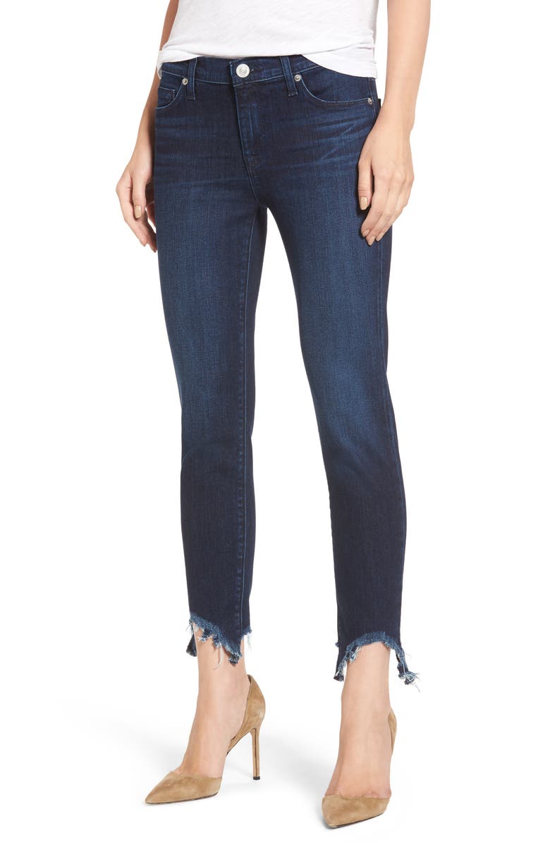 Hudson Jeans Tally Unfamed Hem Skinny Jeans, Main, color,