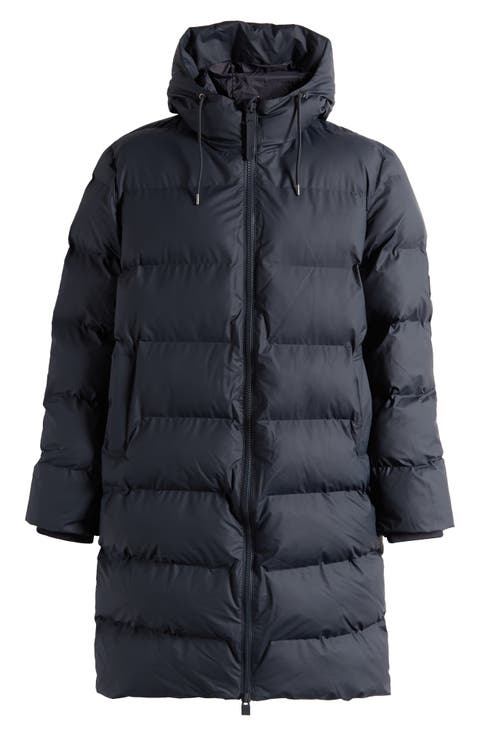 Alta Waterproof Long Hooded Puffer Coat