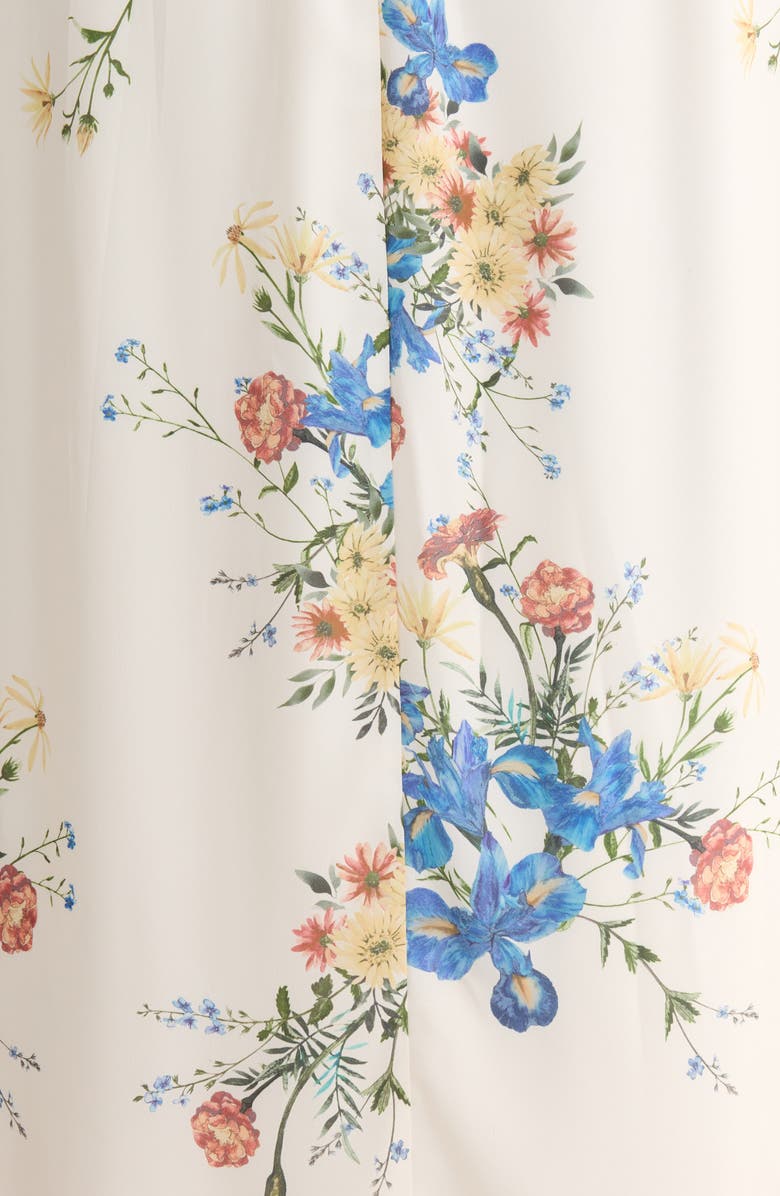 SUGARLIPS Jacinta Floral Midi Dress, Alternate, color, Cream-Multi