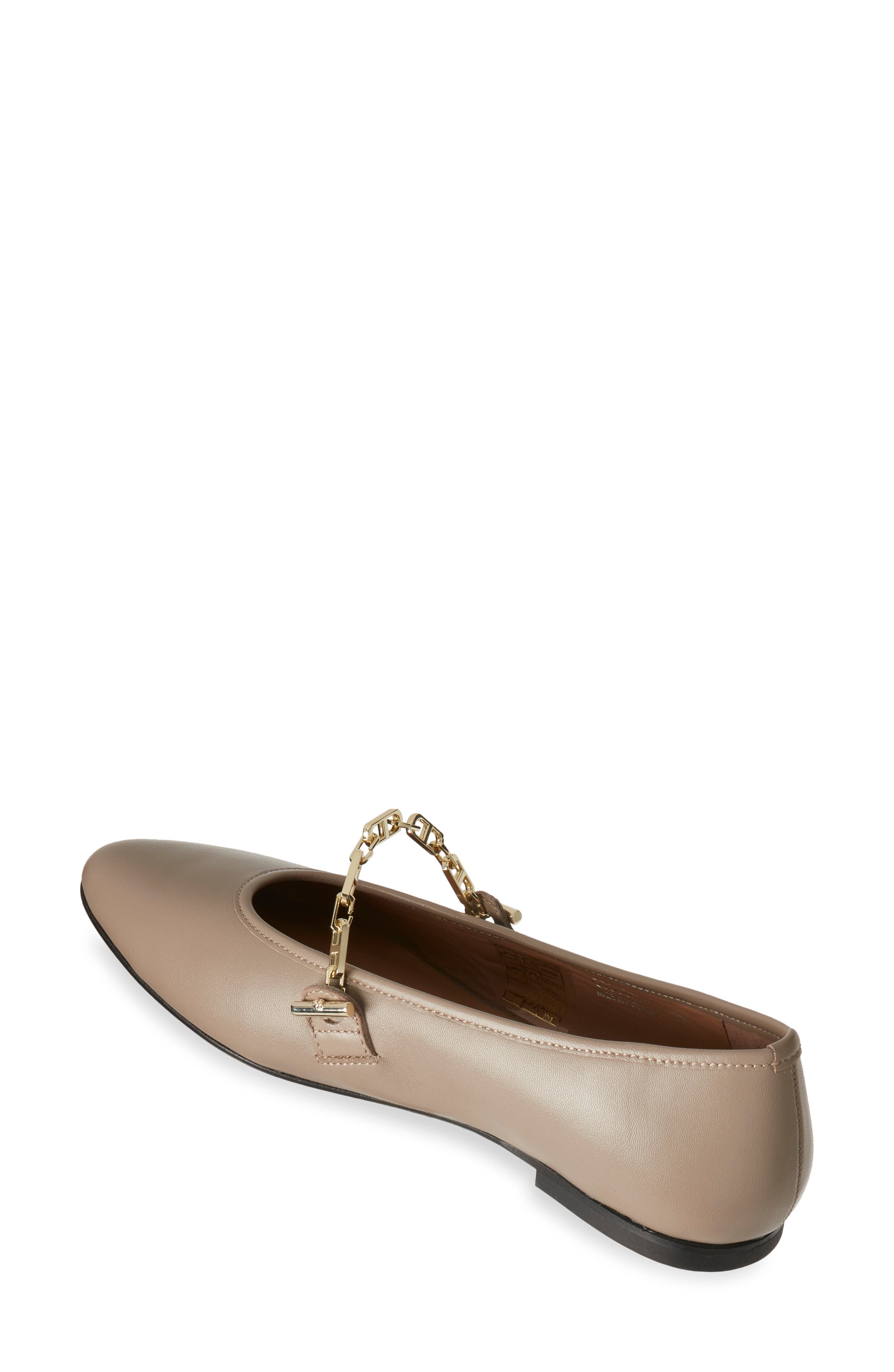 Diana Chain Mary Jane Ballet Flat, Alternate, color, OPEN BROWN