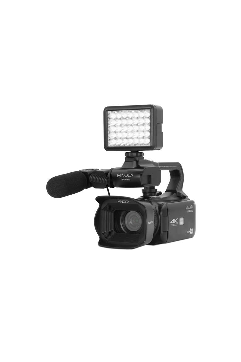 4K Ultra HD Autofocus WiFi Camcorder Kit, Alternate, color, Black