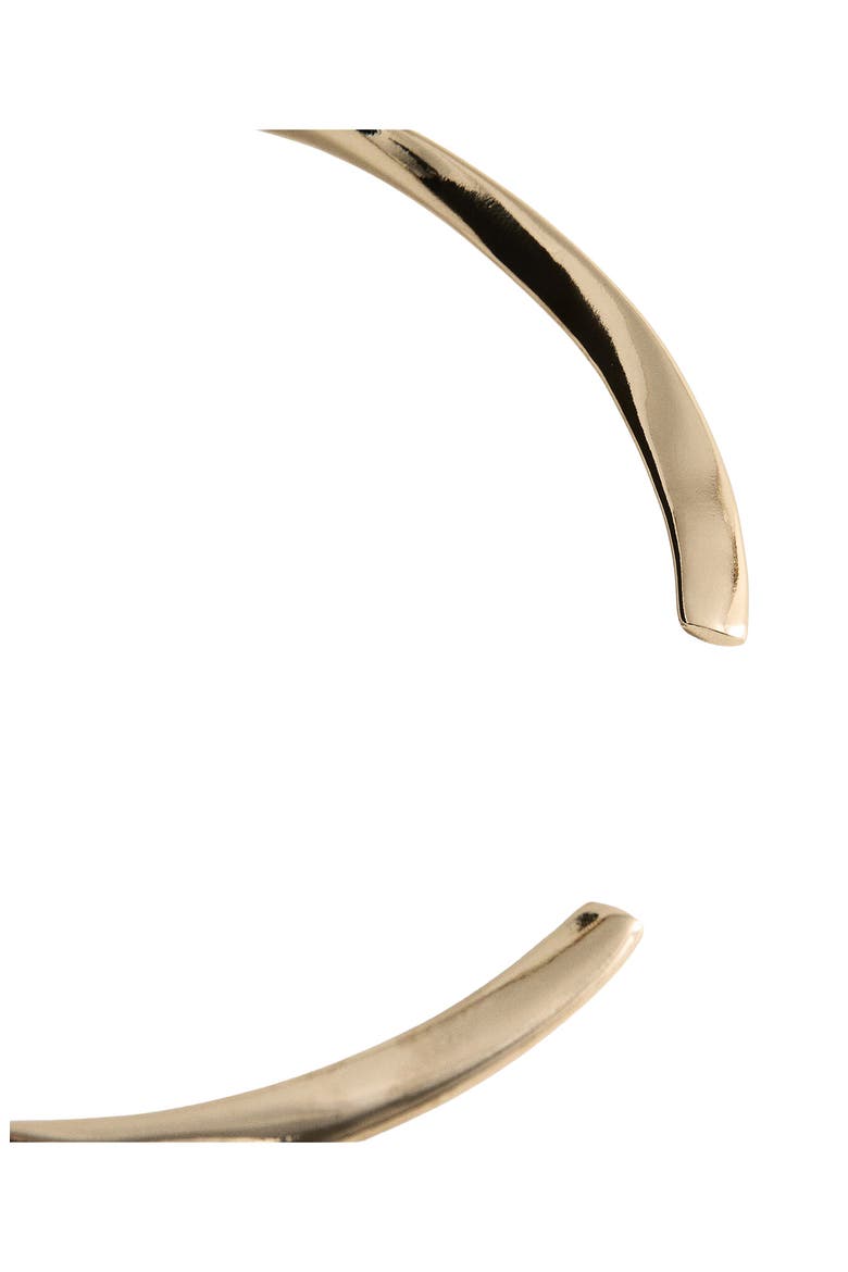 Rigid Choker Necklace, Alternate, color, GOLD