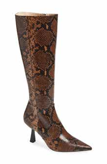 Stuart Weitzman Stuart Supersculpt Pointy Toe Knee High Boot 75