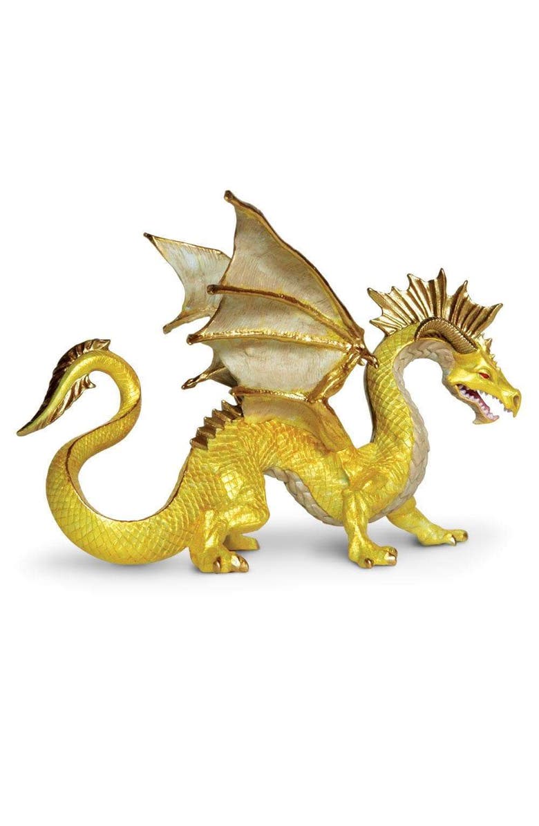 Safari Ltd. Golden Dragon Toy, Main, color, NO COLOR