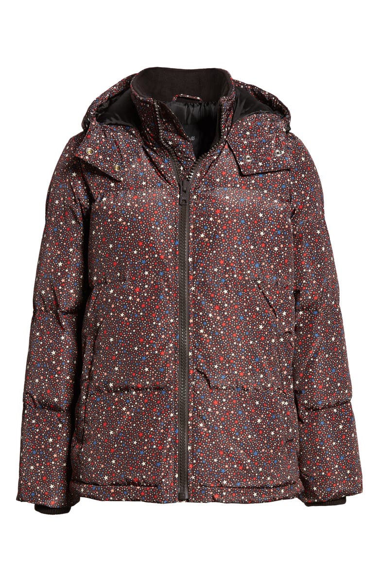Madewell Starry Night Quilted Puffer Parka, Alternate, color, 