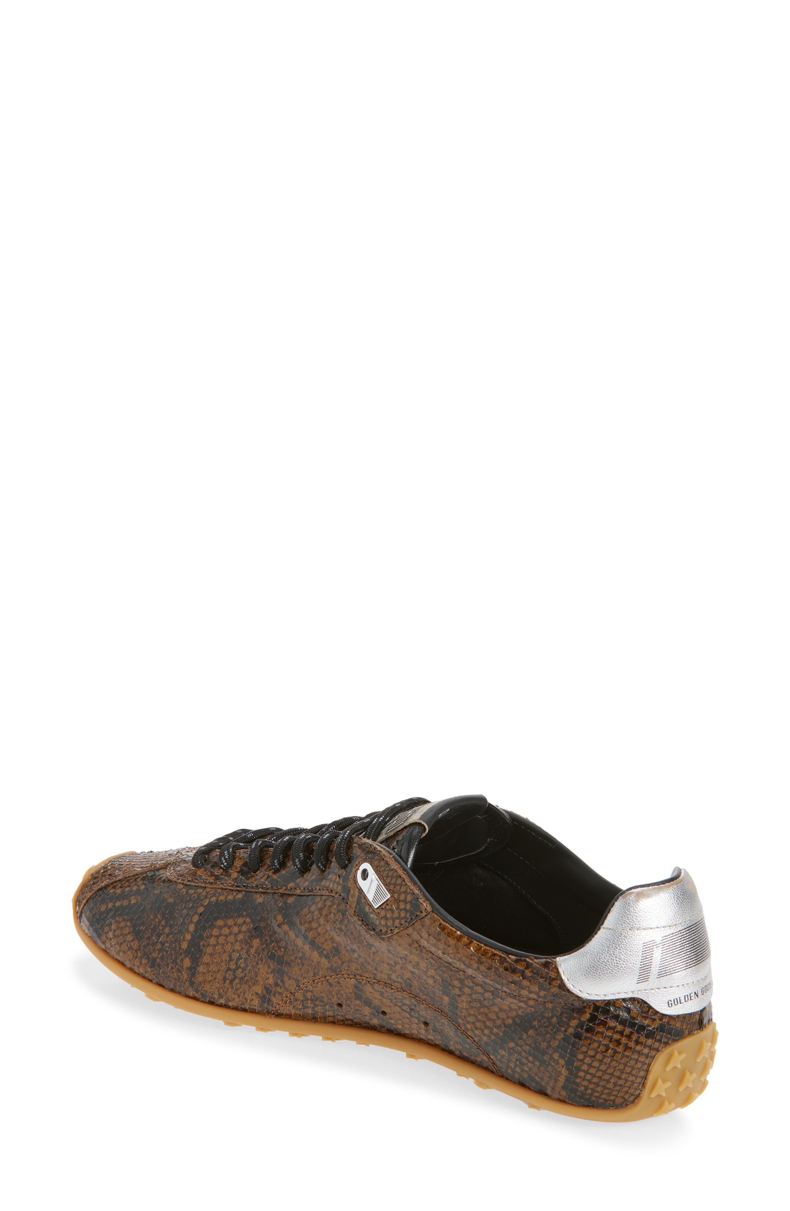 Golden Goose Marathon Speed Sneaker, Alternate, color, Brown/Silver