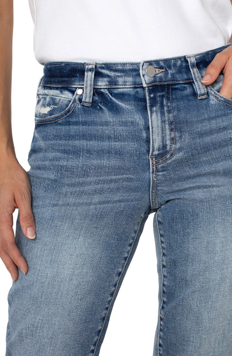 Liverpool Los Angeles Liv Raw Hem Non-Skinny Skinny Jeans, Alternate, color, 