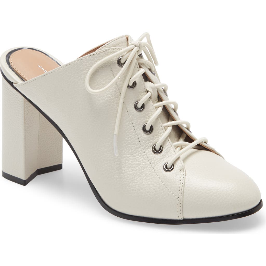 Linea Paolo Sylvie Lace-up Mule In Neutral