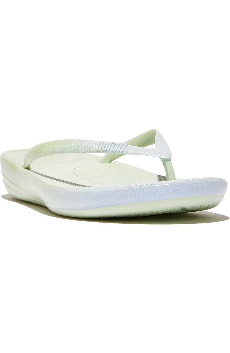 FitFlop iQushion Iridescent Ergonomic Sandal, Main, color, Sagebrus Skywash Blue