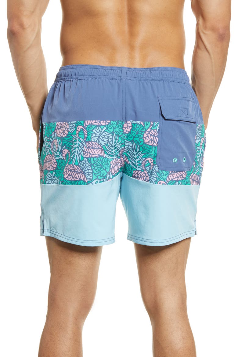 Chappy Swim Trunks, Alternate, color, FLAG BLUE