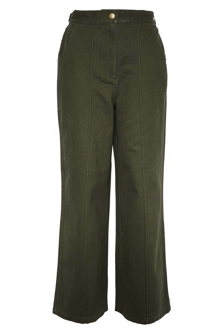 Allerston High Waist Utility Wide Leg Pants, Alternate, color, OLIVE