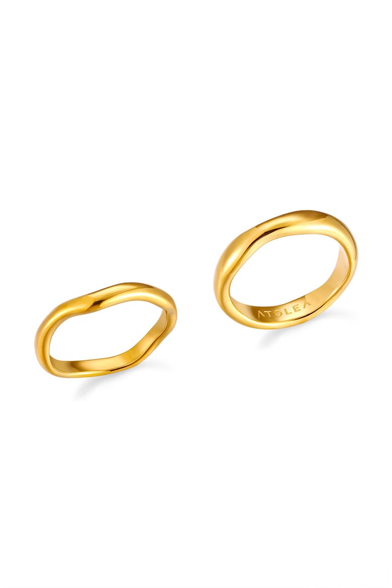 Gemini Stackable Rings, Main, color, Gold