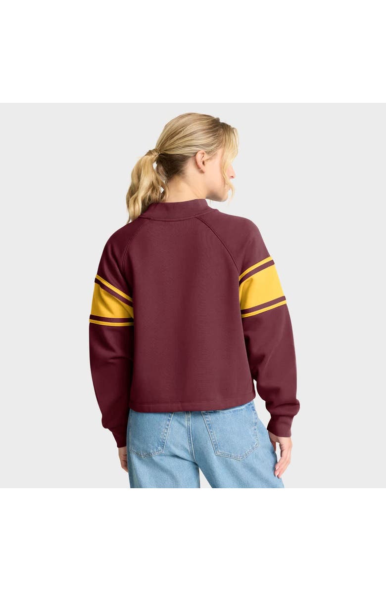 FANATICS Women's Fanatics Maroon Minnesota Golden Gophers Oversized Hometown Premium Punt Coverage Raglan Pullover Sweatshirt, Alternate, color, Maroon