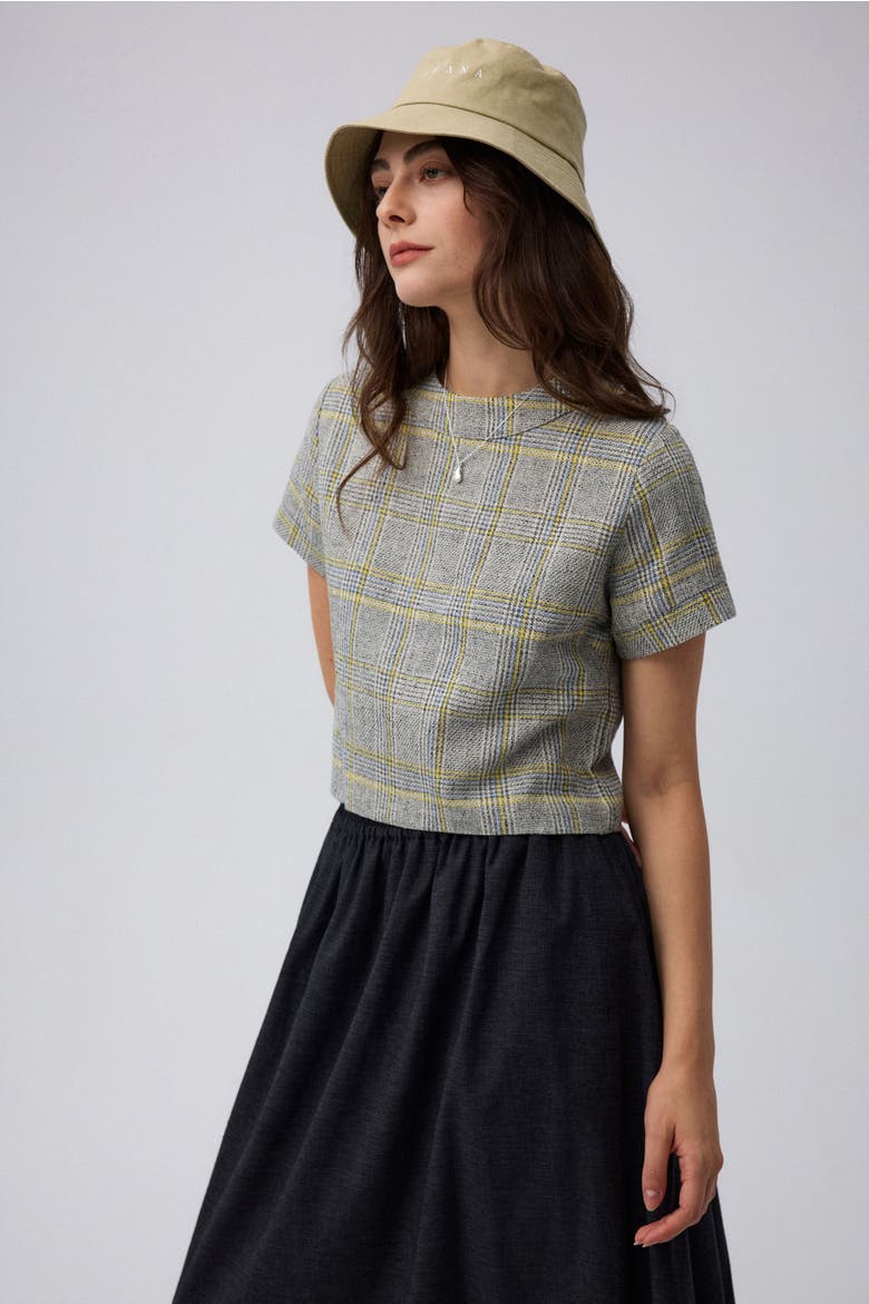 Plaid Theory Top, Alternate, color, plaid