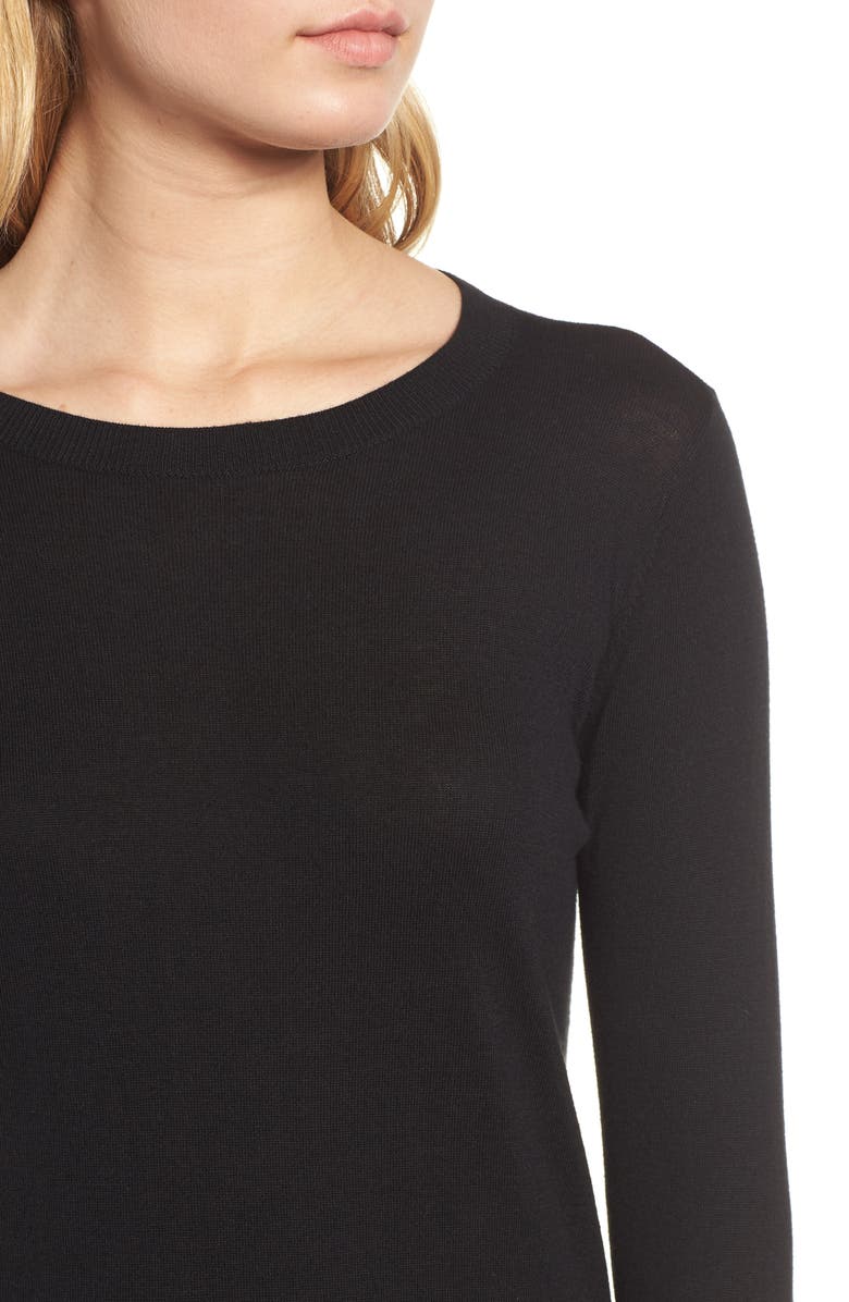 1901 Back Button Crewneck Sweater, Alternate, color,