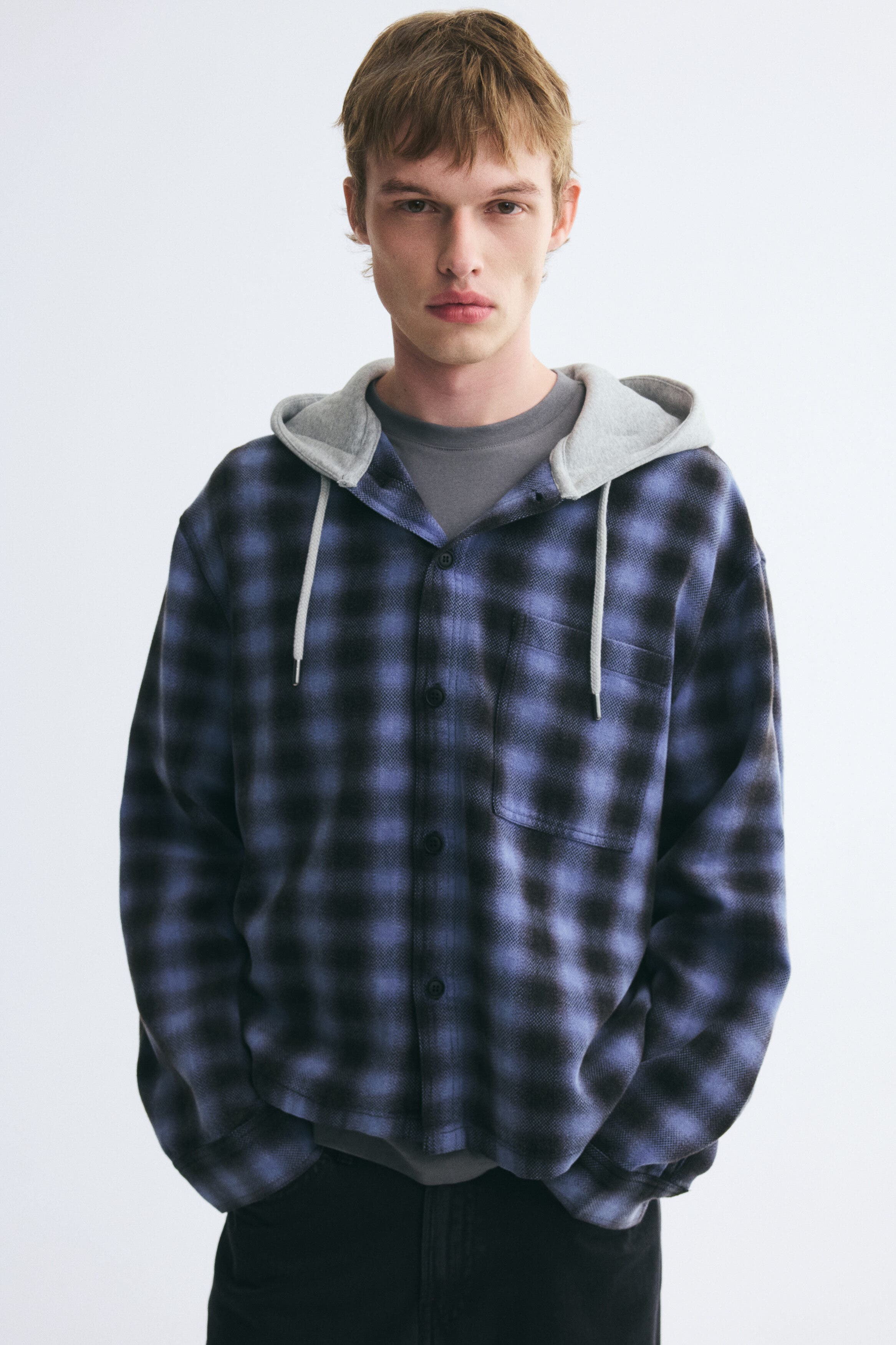 selected Dark blue/plaid