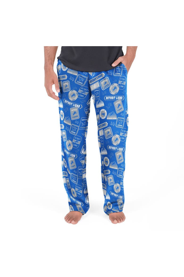Men's Concepts Sport Blue Detroit Lions Grady Pants, Main, color, Blue