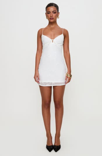 Emilee Lace Trim Minidress