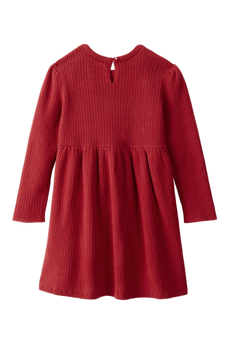 Kids' Organic Cotton Sweater Dress, Alternate, color, LP RED BOWS