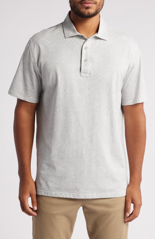 Tori Richard Start Here Tradewind Pima Cotton Blend Polo in Light Grey 