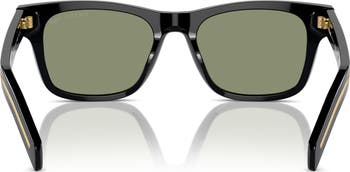 51mm Polarized Rectangular Sunglasses