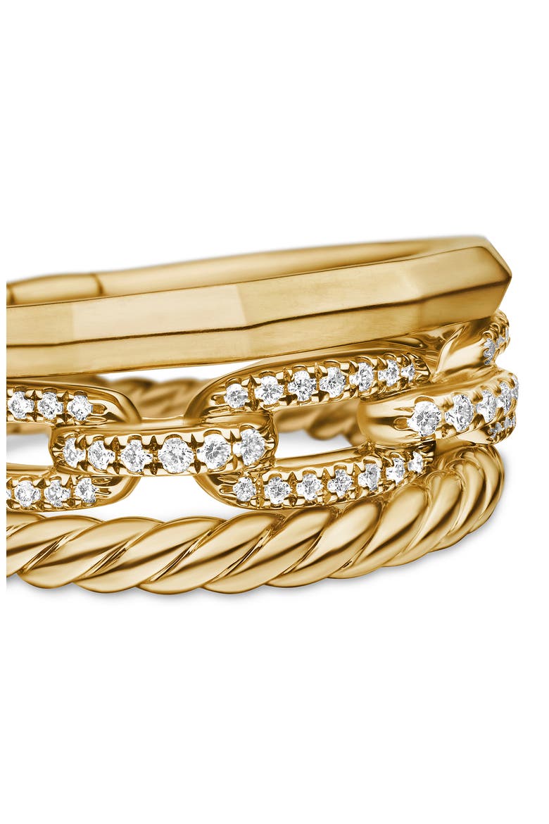 Stax Narrow Diamond Ring, Alternate, color, YELLOW GOLD