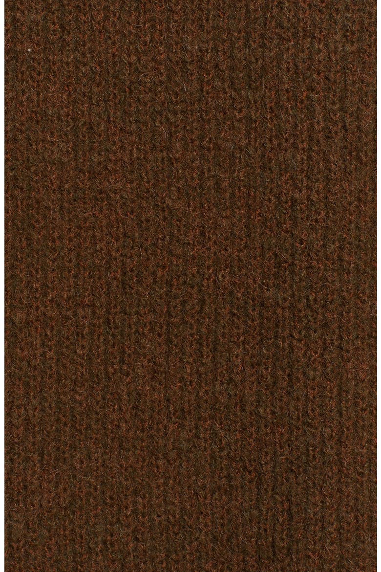 Fuzzy Oversize Sweater (Nordstrom Exclusive), Alternate, color, GREEN BRONZE