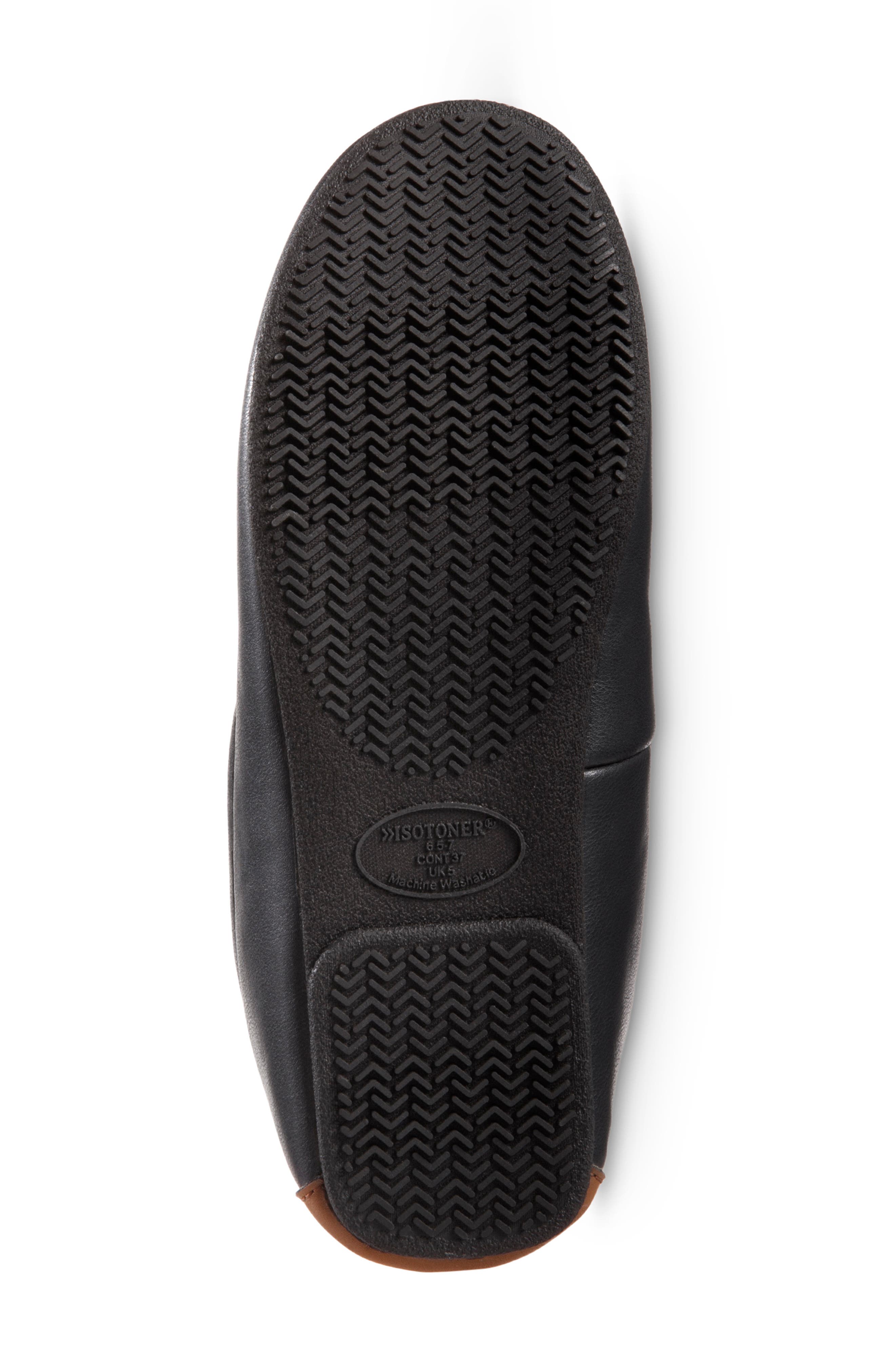 ISOTONER Vivienne Faux Fur Lined Loafer, Alternate, color, Black