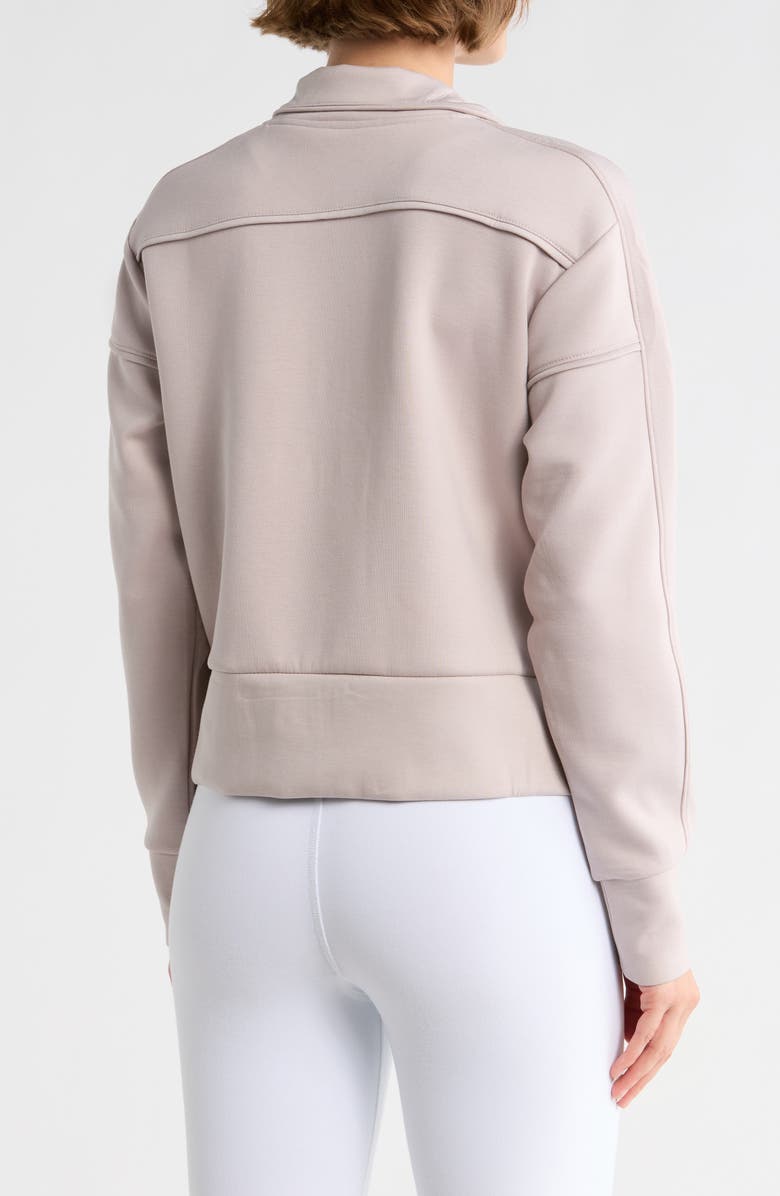 LAYER 8 Archaeo Performance Scuba Knit Top, Alternate, color, Rose Ash Solid