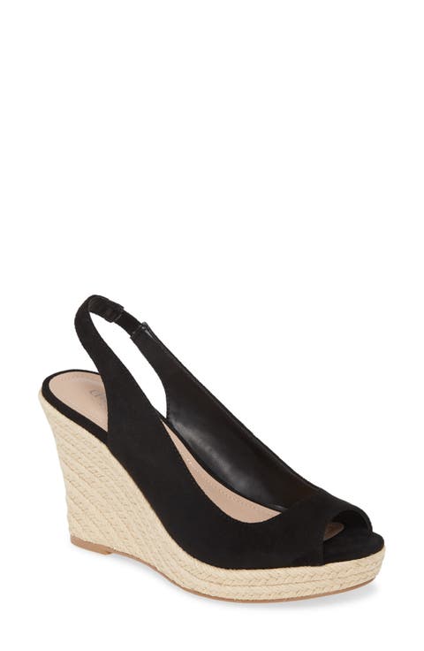 Laila Espadrille Slingback Wedge (Women0