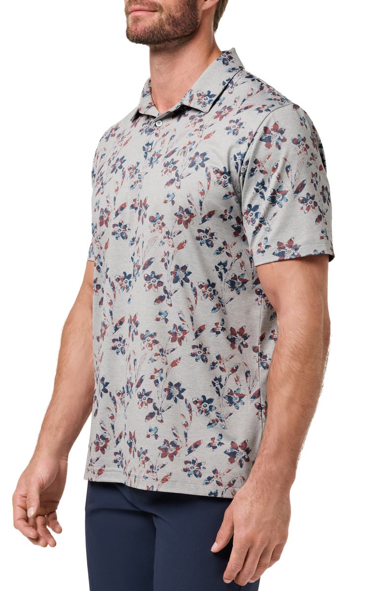 TravisMathew Unlimited Access Polo, Alternate, color, Heather Light Grey