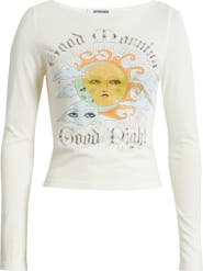 Daydreamer Good Morning Good Night Cotton Blend Graphic T-Shirt