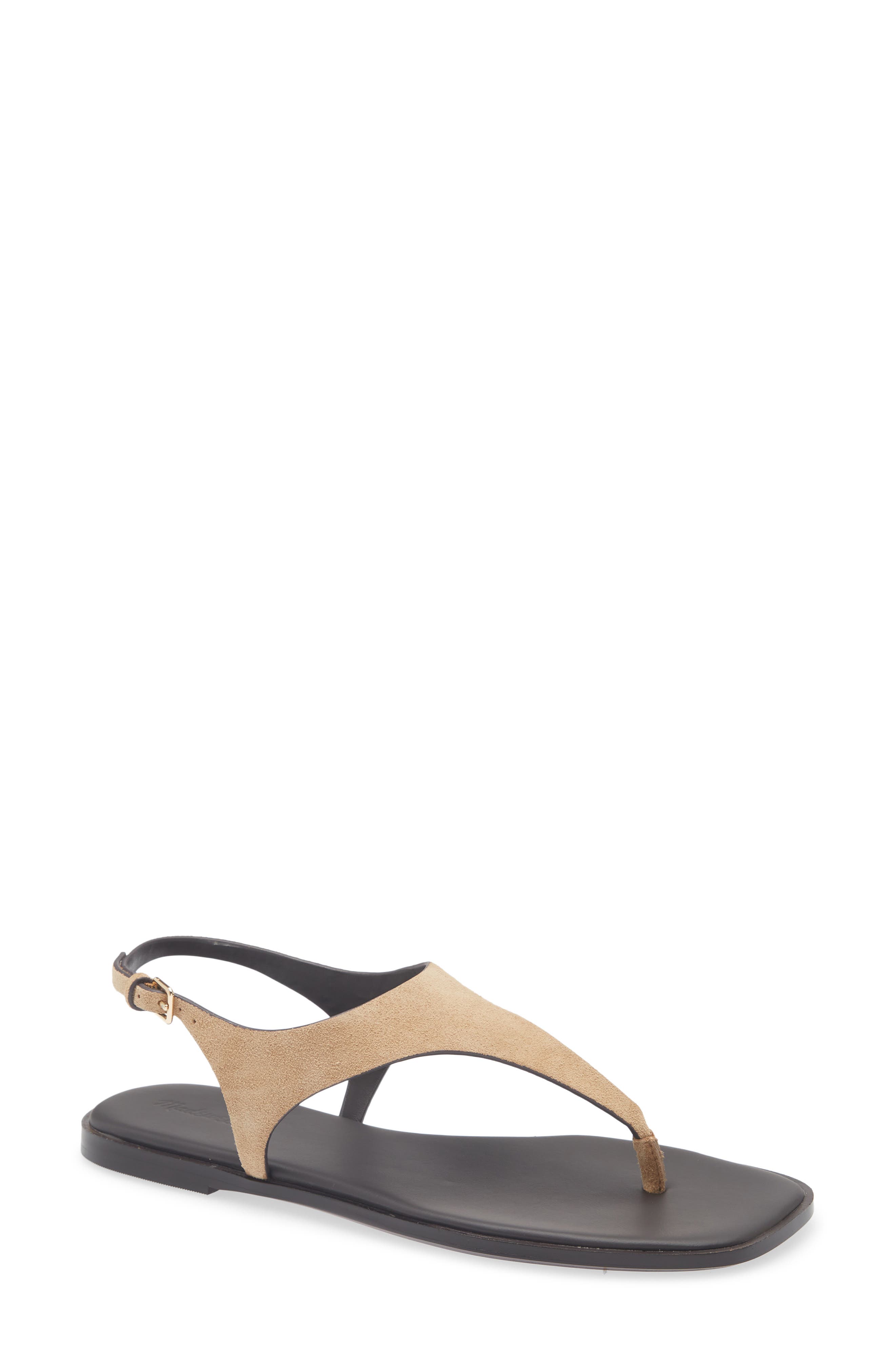 Madewell The Kira Sandal, Main, color, Tawny Khaki