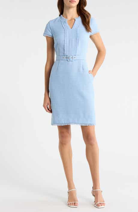 Tahari ASL Bouclé Sheath Dress