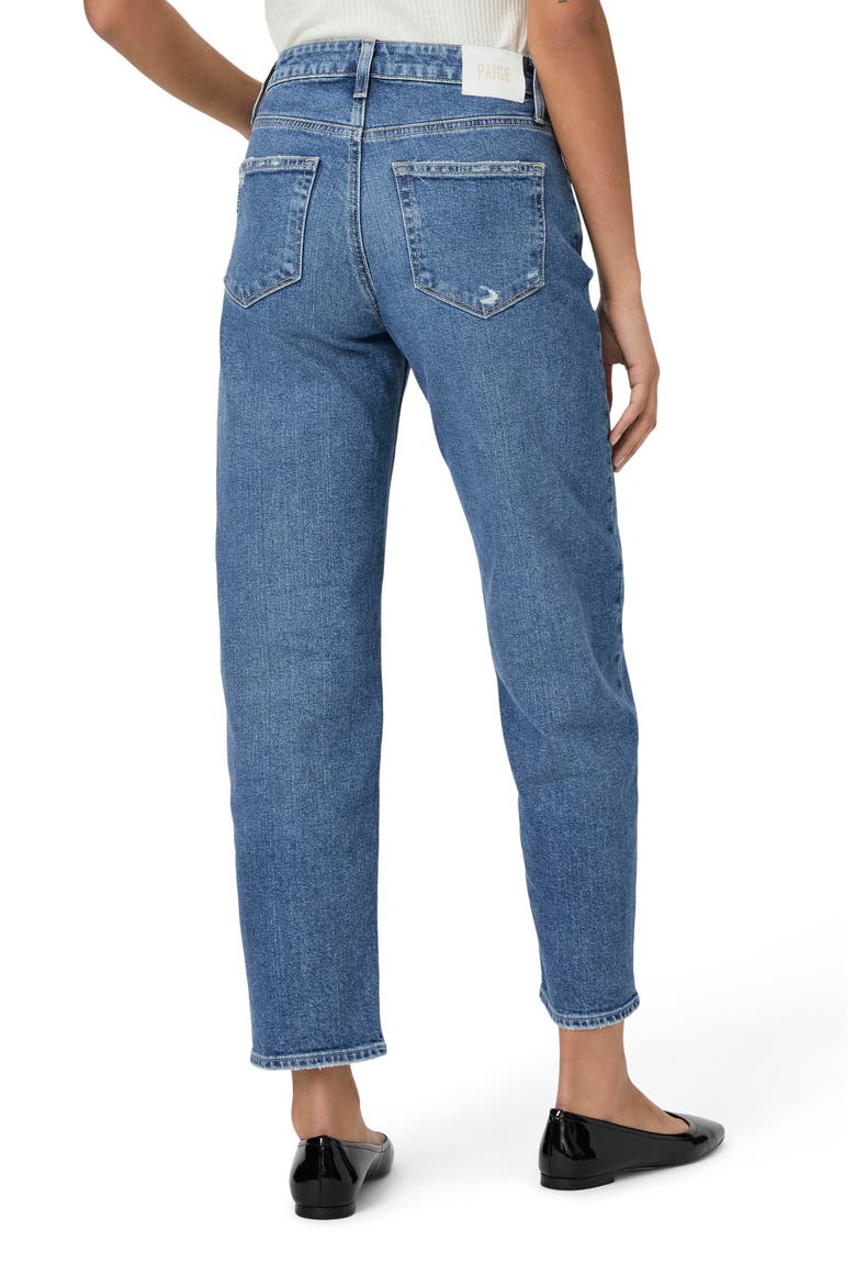 Alexis High Waist Ankle Barrel Jeans, Alternate, color, LECLUB