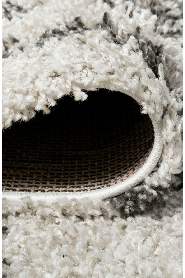 Soller Diamond Trellis Shag Area Rug, Alternate, color, Beige/Dark Gray