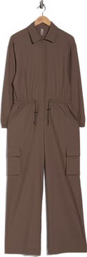 Beyond Yoga Long Sleeve Cargo Jumpsuit
