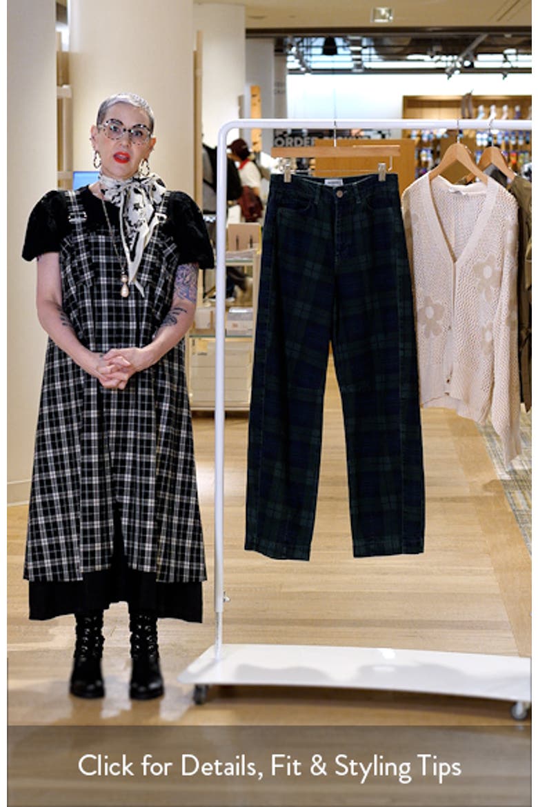 Sinclair Overdye Plaid Jeans video