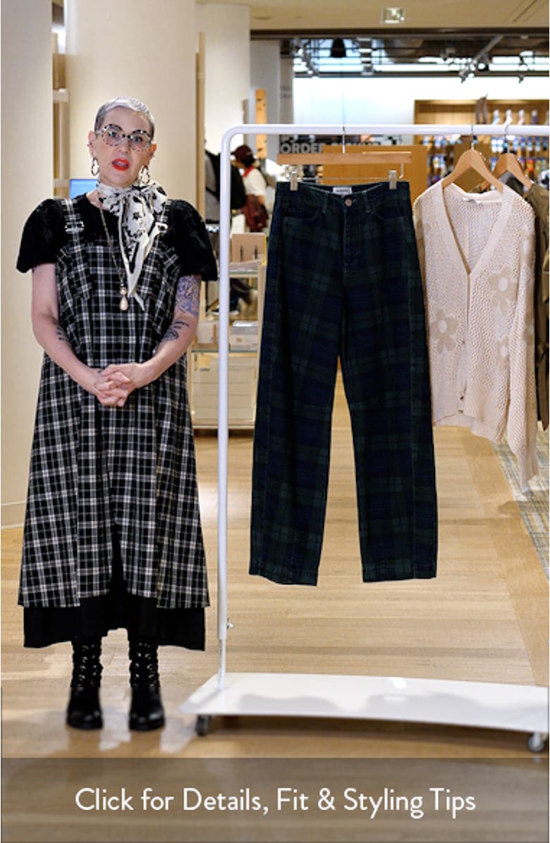 Sinclair Overdye Plaid Jeans, sales video thumbnail