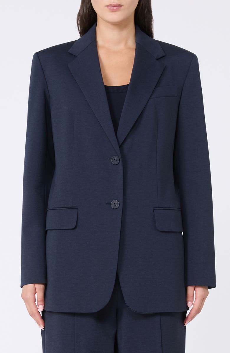 Weekend Max Mara Messina Knit Jacket, Main, color, Navy