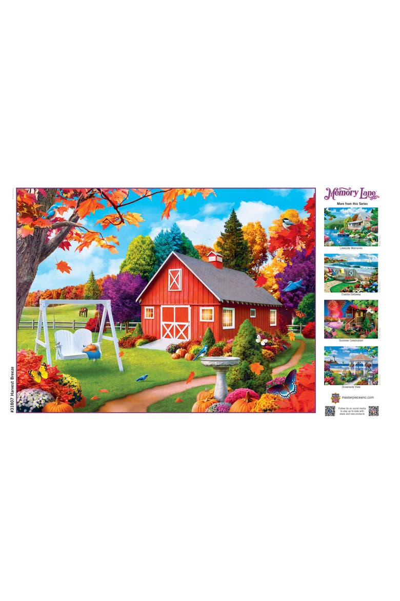 Harvest Breeze 300 Piece Jigsaw Puzzle, Alternate, color, Multicolor