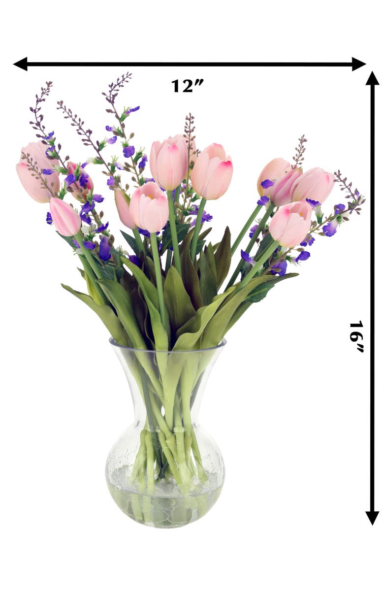 Mark Roberts Tulip Vase, Alternate, color, Pink