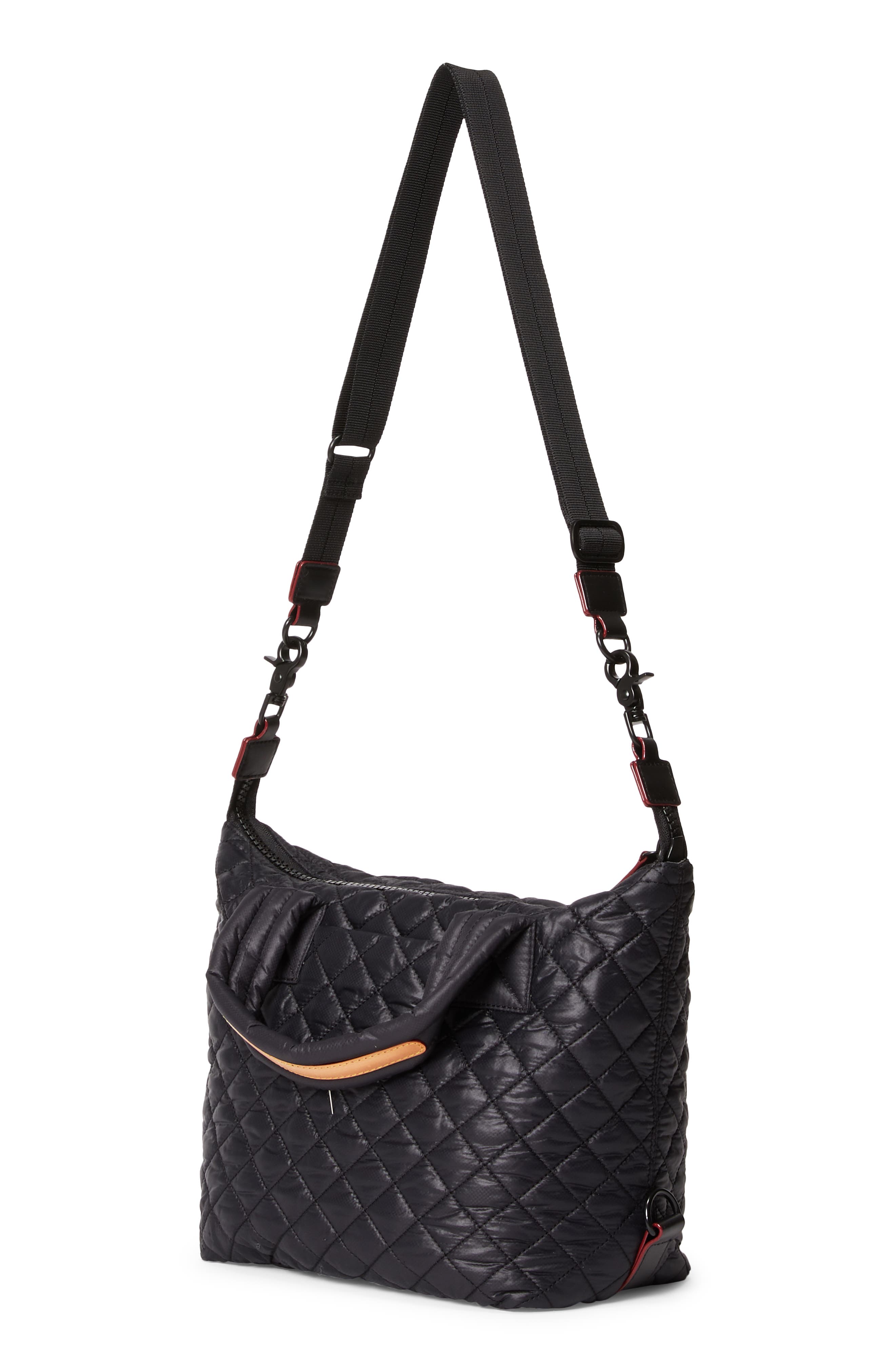 MZ Wallace Small Sutton Deluxe Tote, Alternate, color, Black