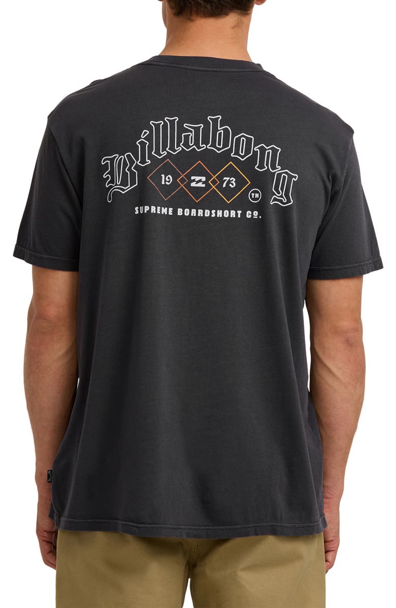 Billabong South Runner Premium Short Sleeve Graphic T-Shirt, Alternate, color, Washed Black