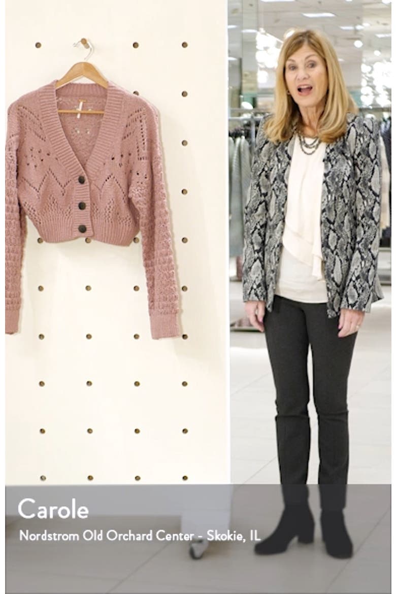 Chloe Crop Cardigan video