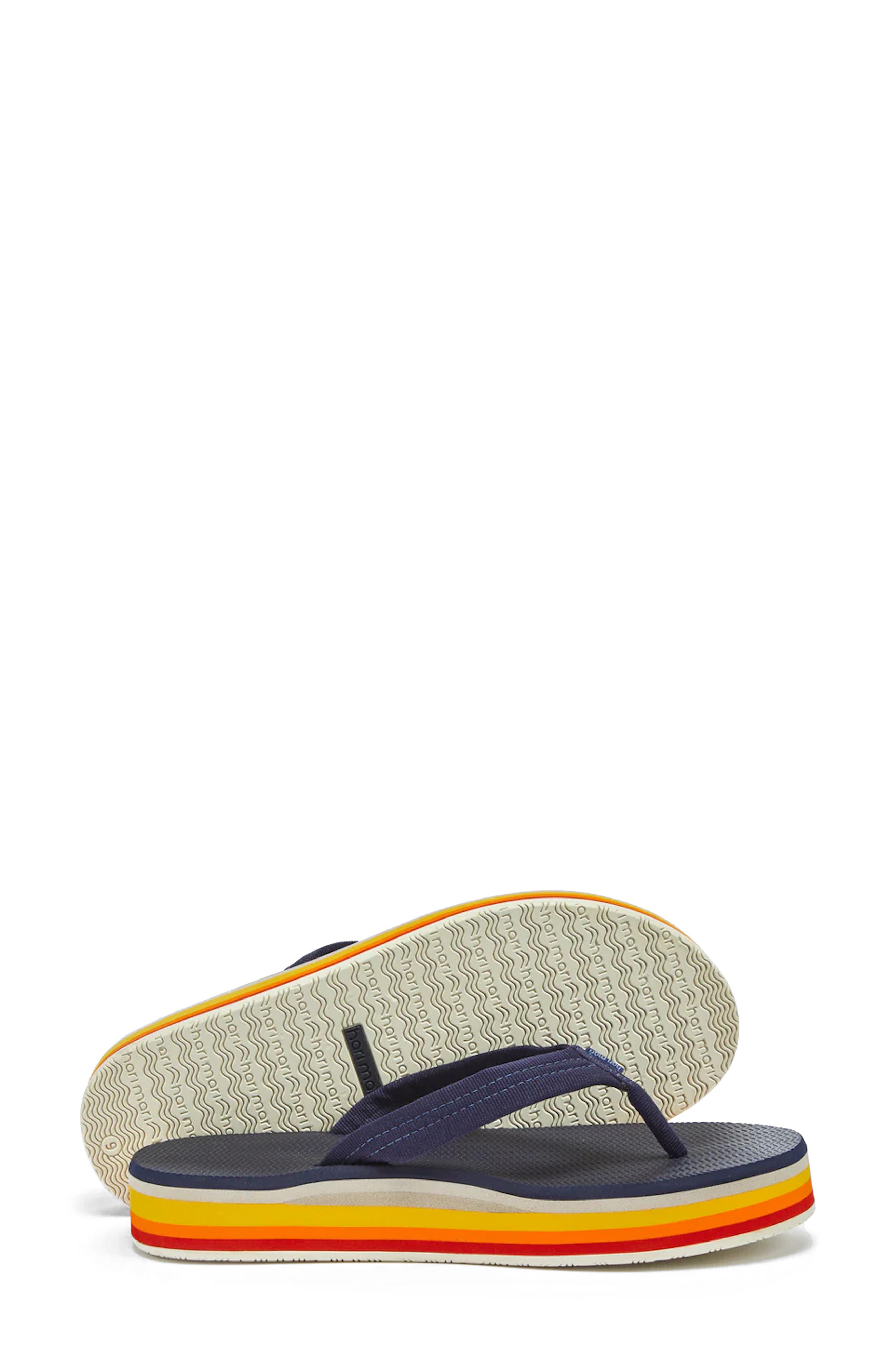 Dunes Sunset Waterproof Flip Flop, Alternate, color, NAVY