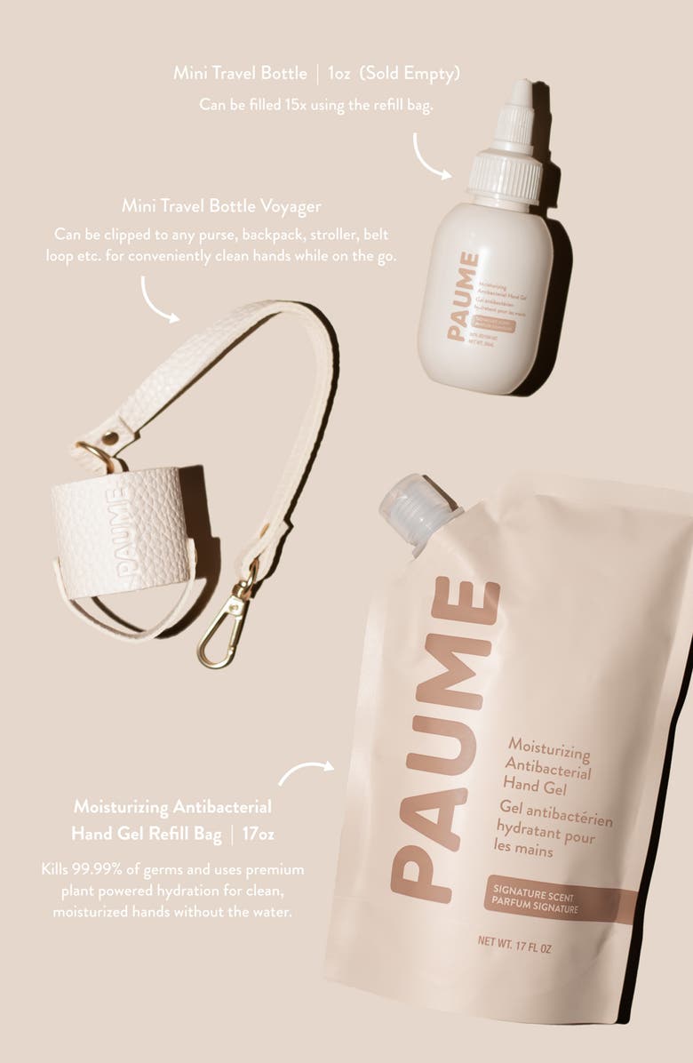 PAUME Sanitize Mini Collection $61 Value, Alternate, color, Beige