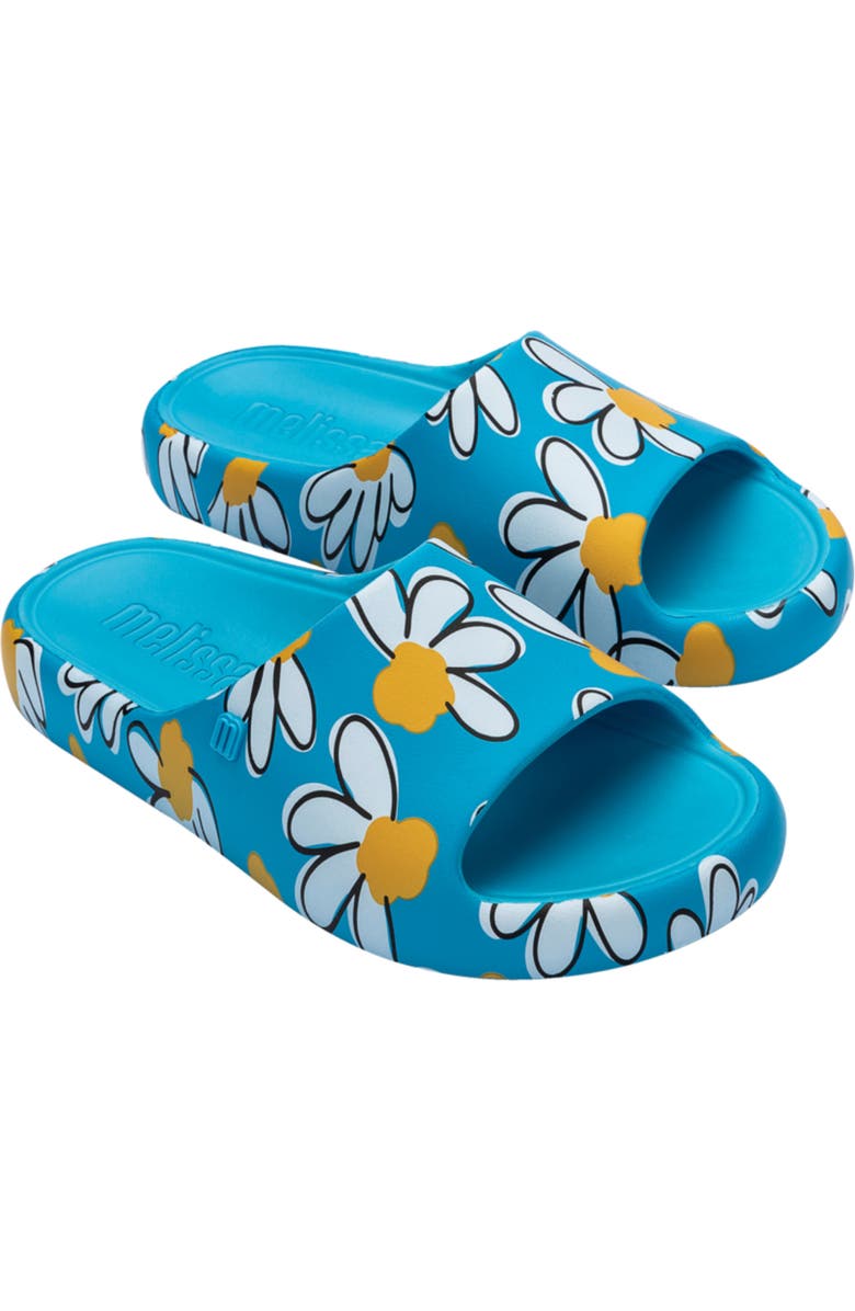 Melissa Free Floral Print Slide Sandal, Main, color,